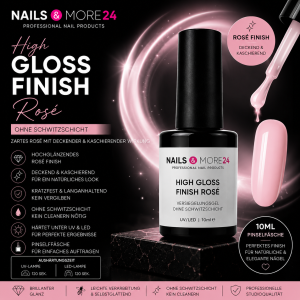 NAM24 - High Gloss Finish Rosé | 10ml ohne Schwitzschicht